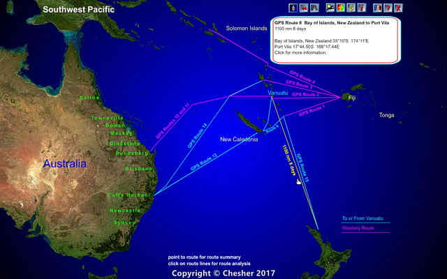 sailing to vanuatu